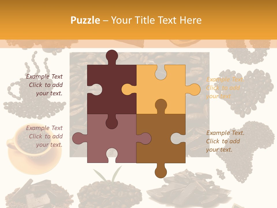 Coffee Warm Money PowerPoint Template