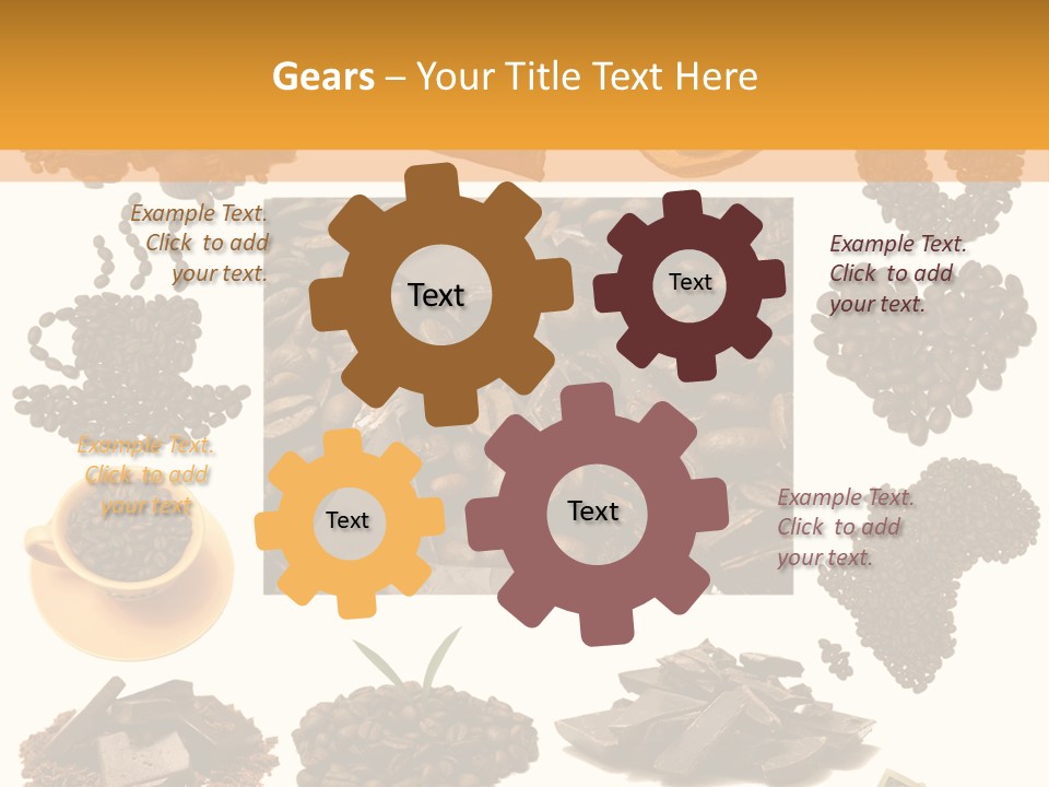 Coffee Warm Money PowerPoint Template