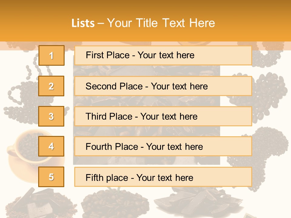 Coffee Warm Money PowerPoint Template