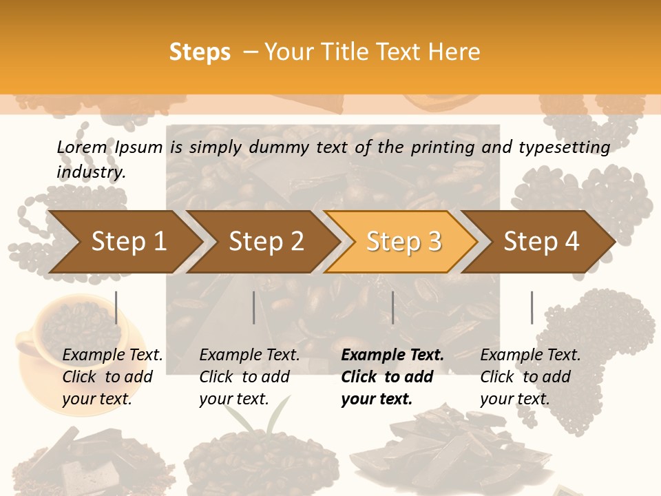 Coffee Warm Money PowerPoint Template