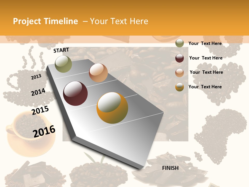 Coffee Warm Money PowerPoint Template