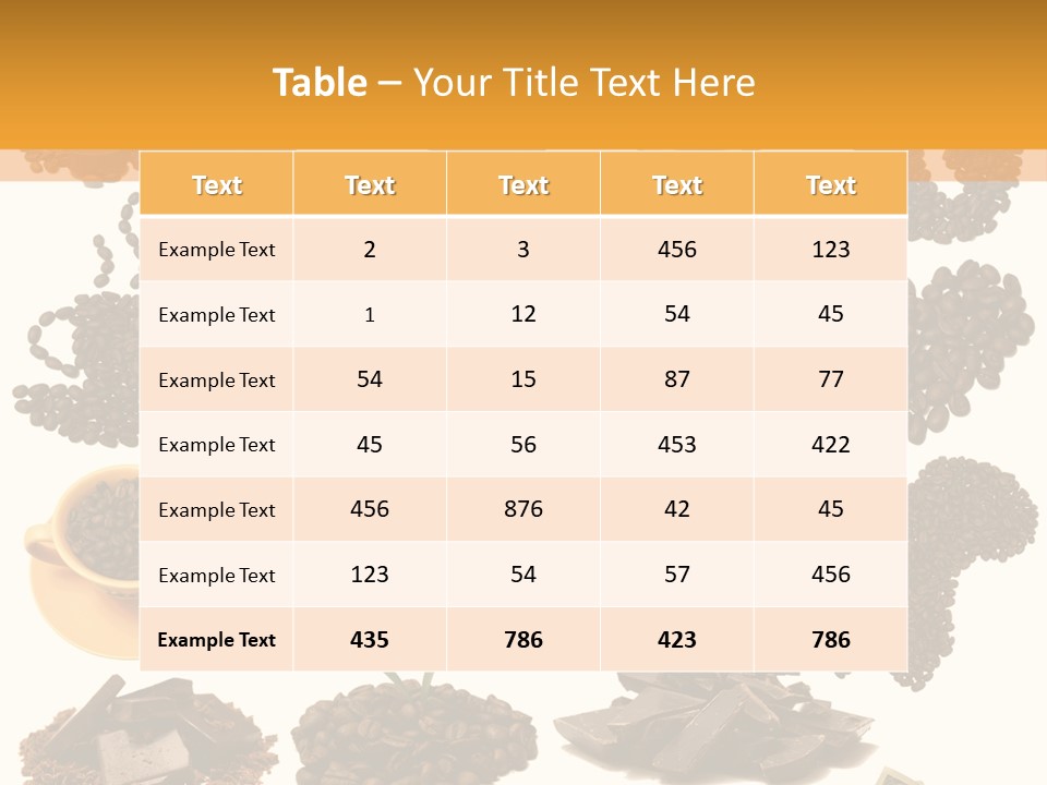 Coffee Warm Money PowerPoint Template