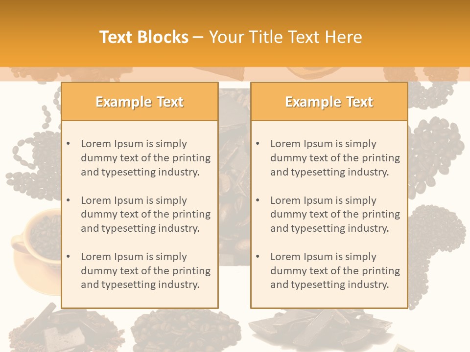 Coffee Warm Money PowerPoint Template