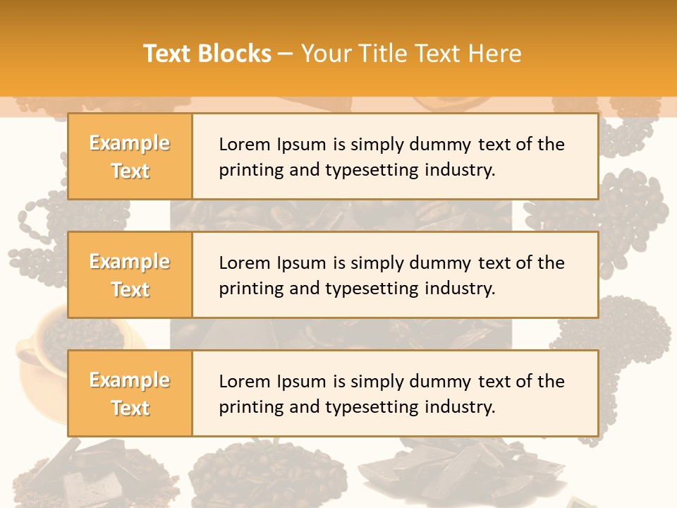 Coffee Warm Money PowerPoint Template