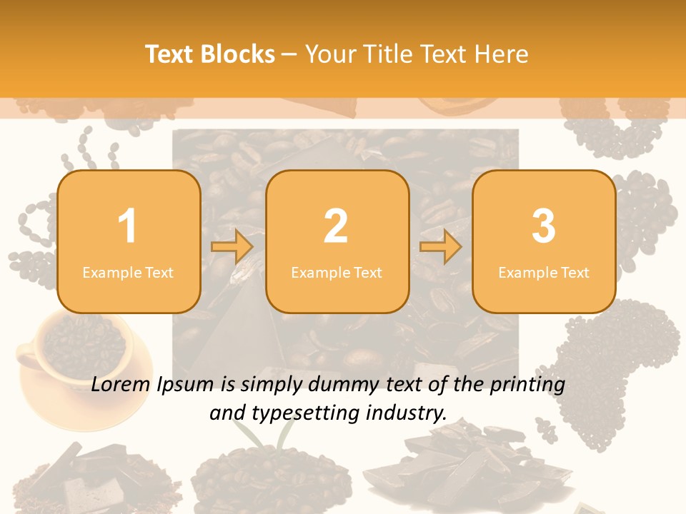 Coffee Warm Money PowerPoint Template