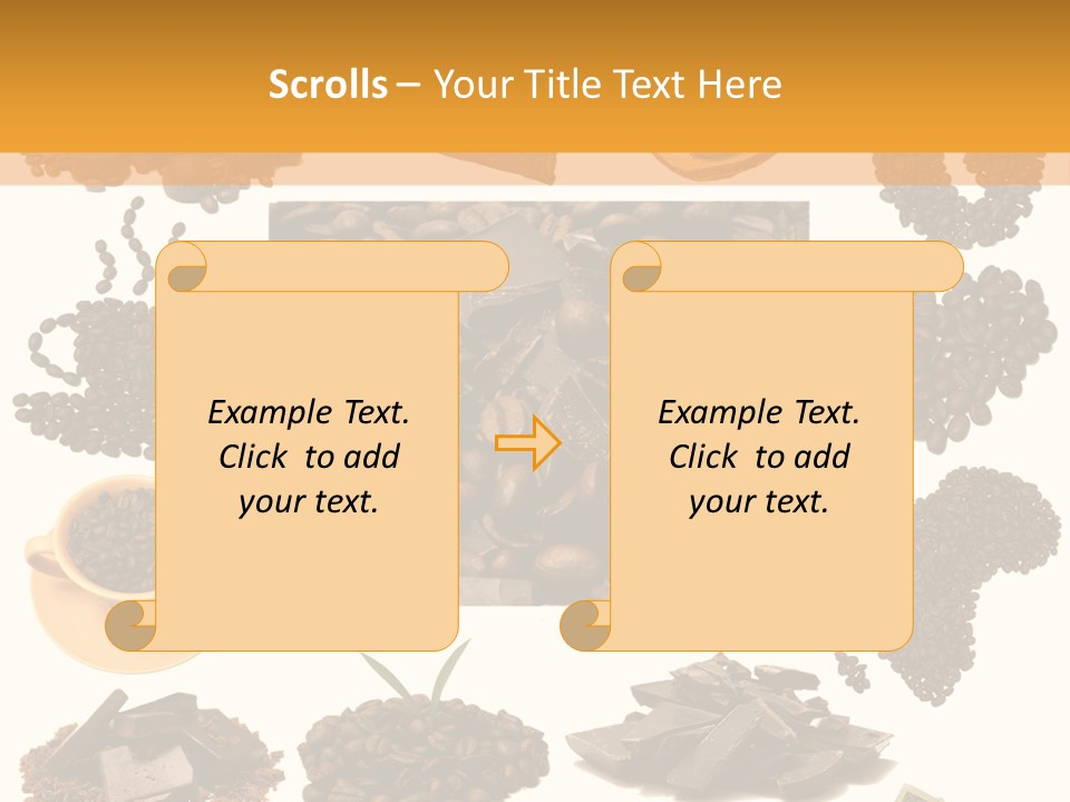Coffee Warm Money PowerPoint Template