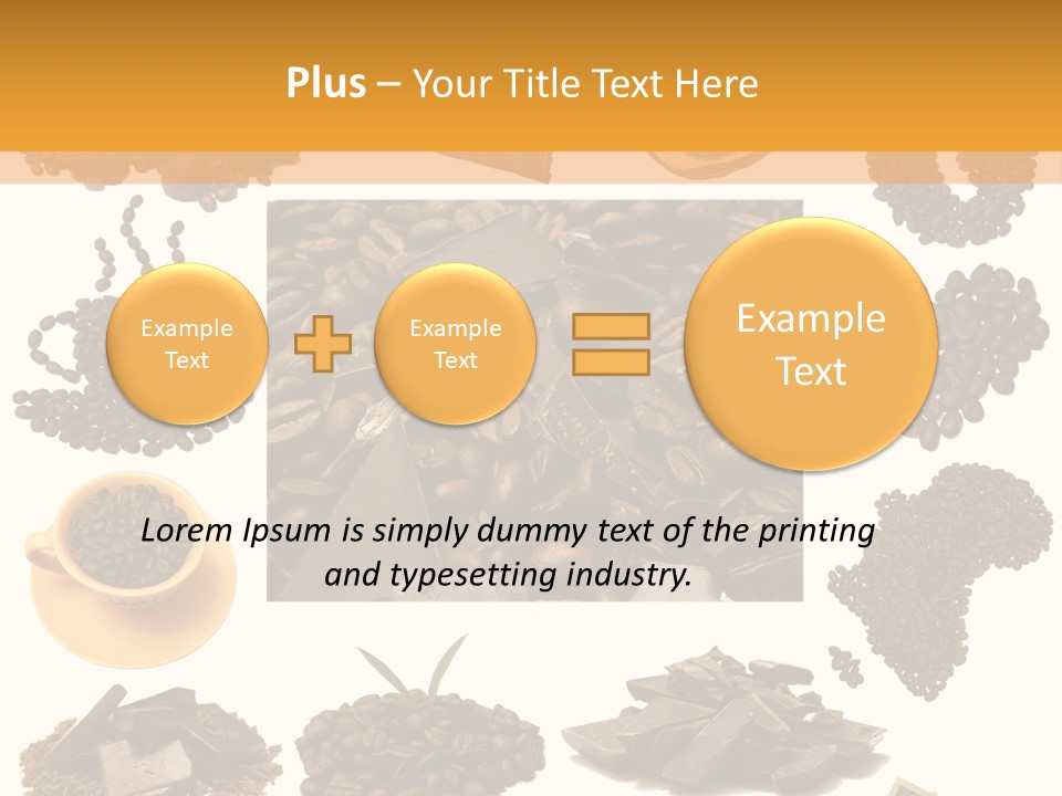 Coffee Warm Money PowerPoint Template