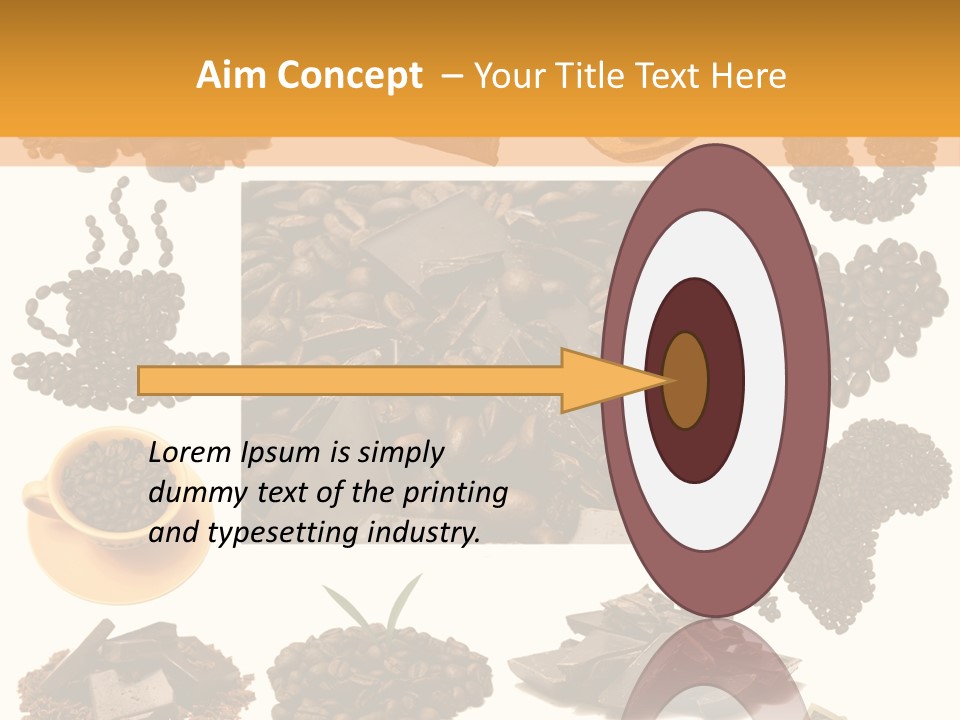 Coffee Warm Money PowerPoint Template
