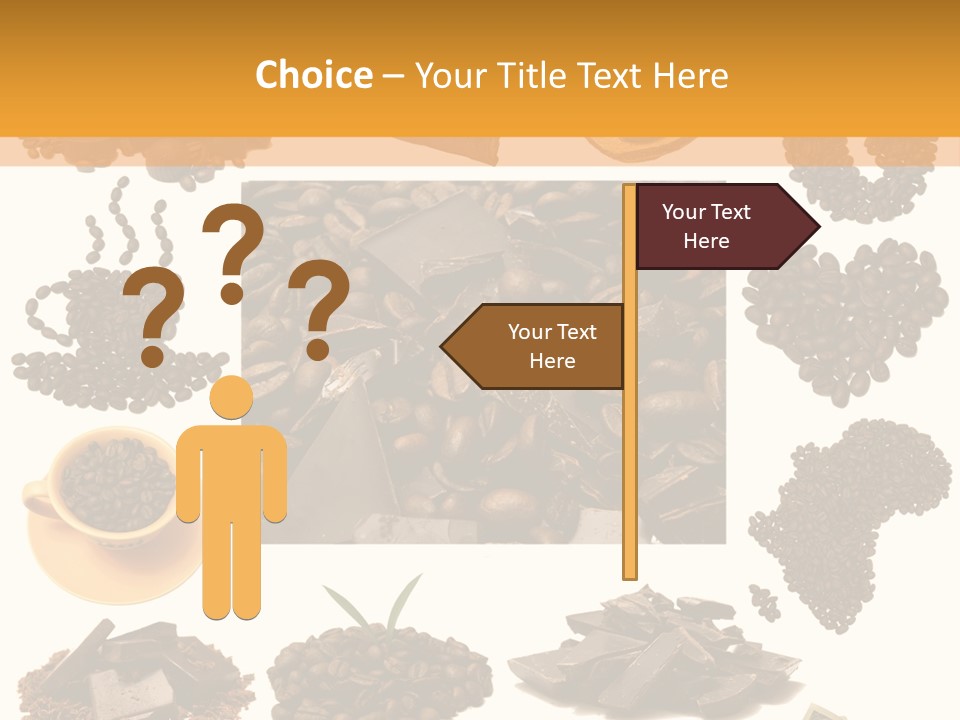 Coffee Warm Money PowerPoint Template