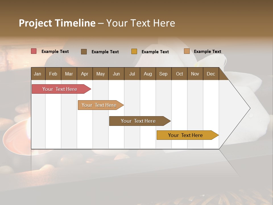 Ayurveda Schwarz Relaxen PowerPoint Template
