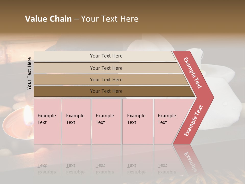 Ayurveda Schwarz Relaxen PowerPoint Template