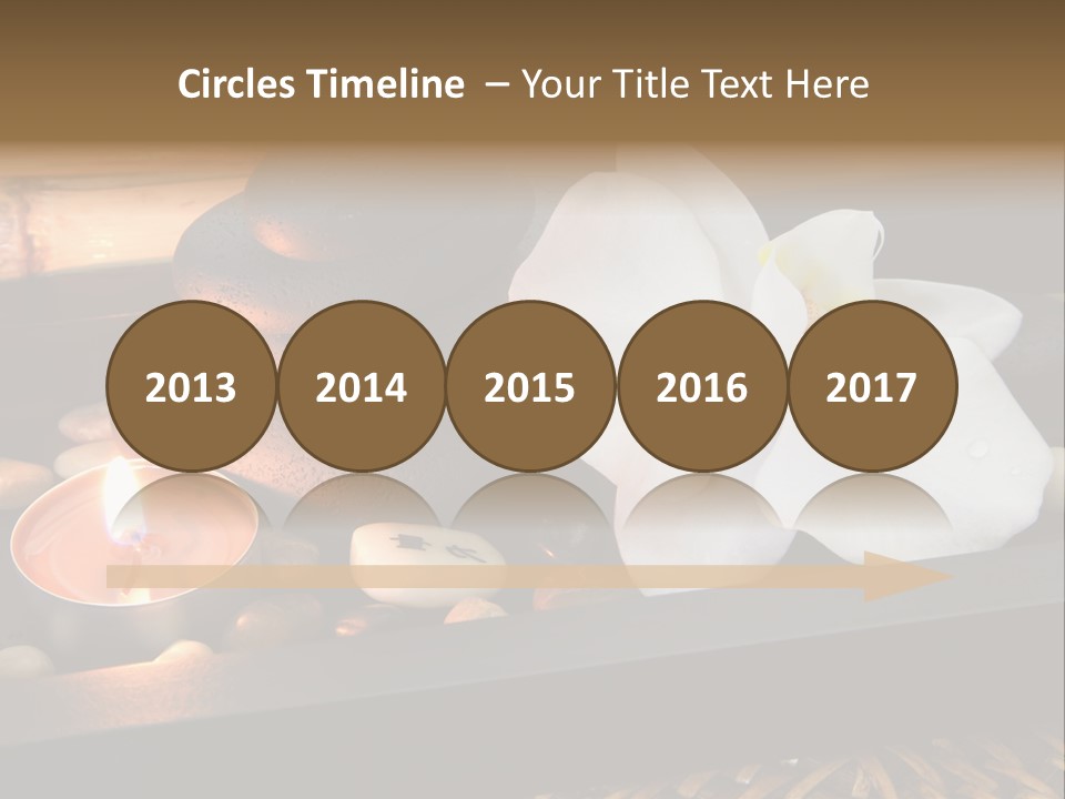 Ayurveda Schwarz Relaxen PowerPoint Template