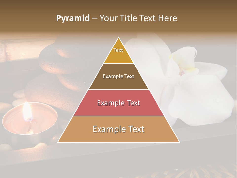 Ayurveda Schwarz Relaxen PowerPoint Template