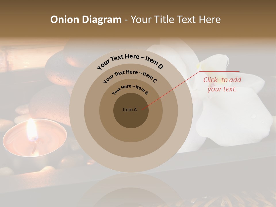 Ayurveda Schwarz Relaxen PowerPoint Template