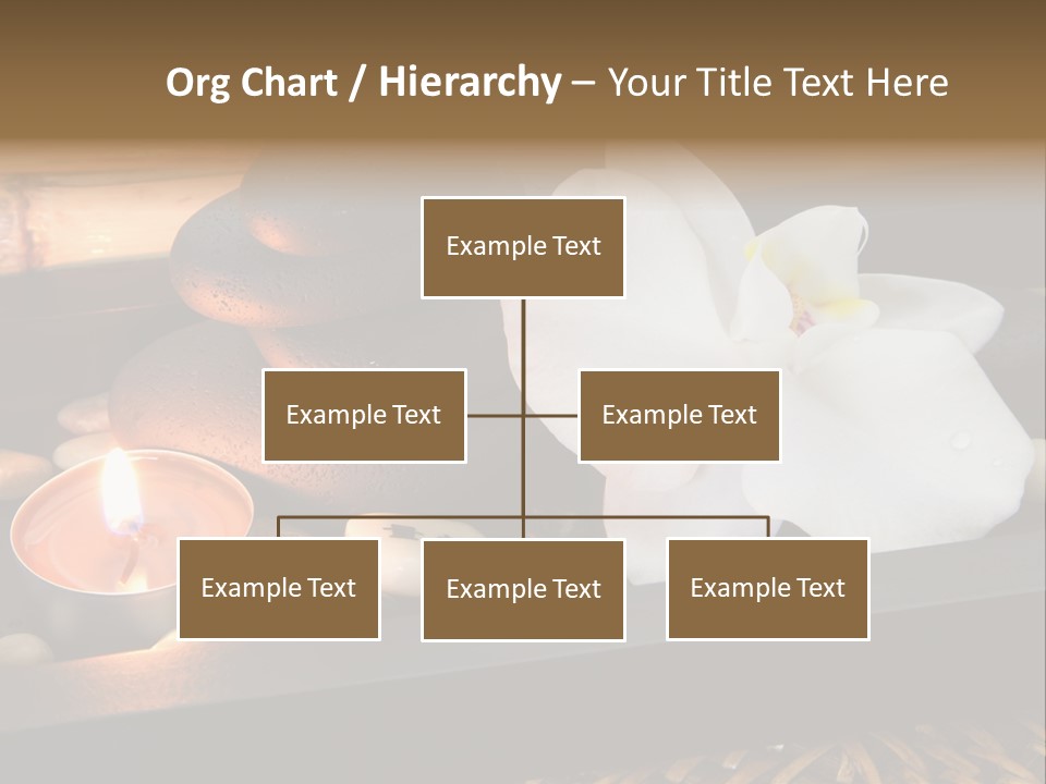 Ayurveda Schwarz Relaxen PowerPoint Template