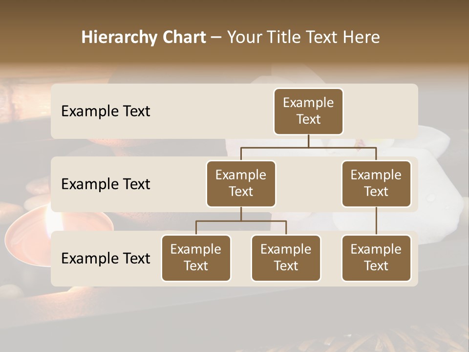 Ayurveda Schwarz Relaxen PowerPoint Template