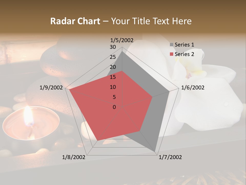 Ayurveda Schwarz Relaxen PowerPoint Template