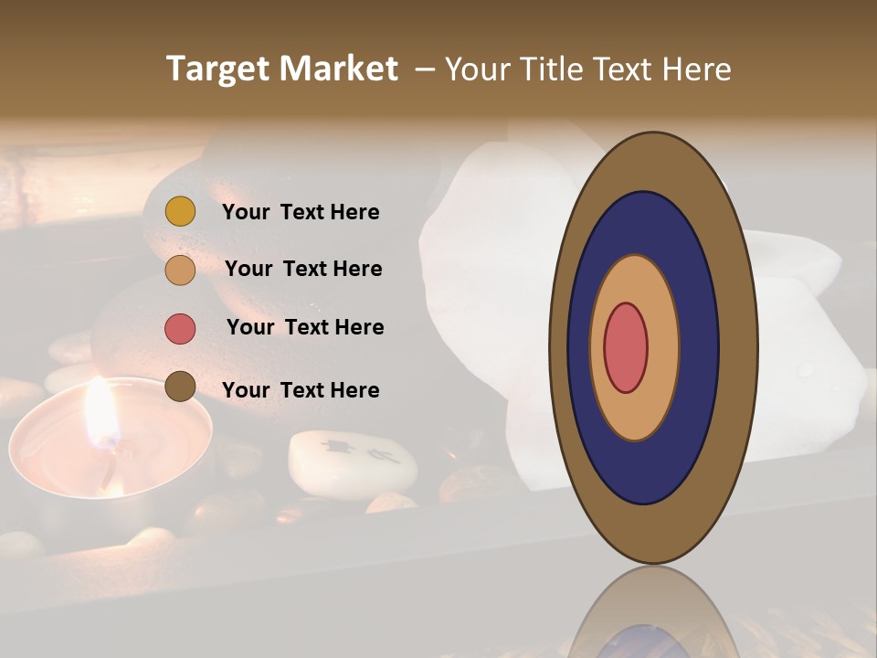 Ayurveda Schwarz Relaxen PowerPoint Template