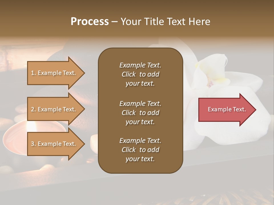 Ayurveda Schwarz Relaxen PowerPoint Template