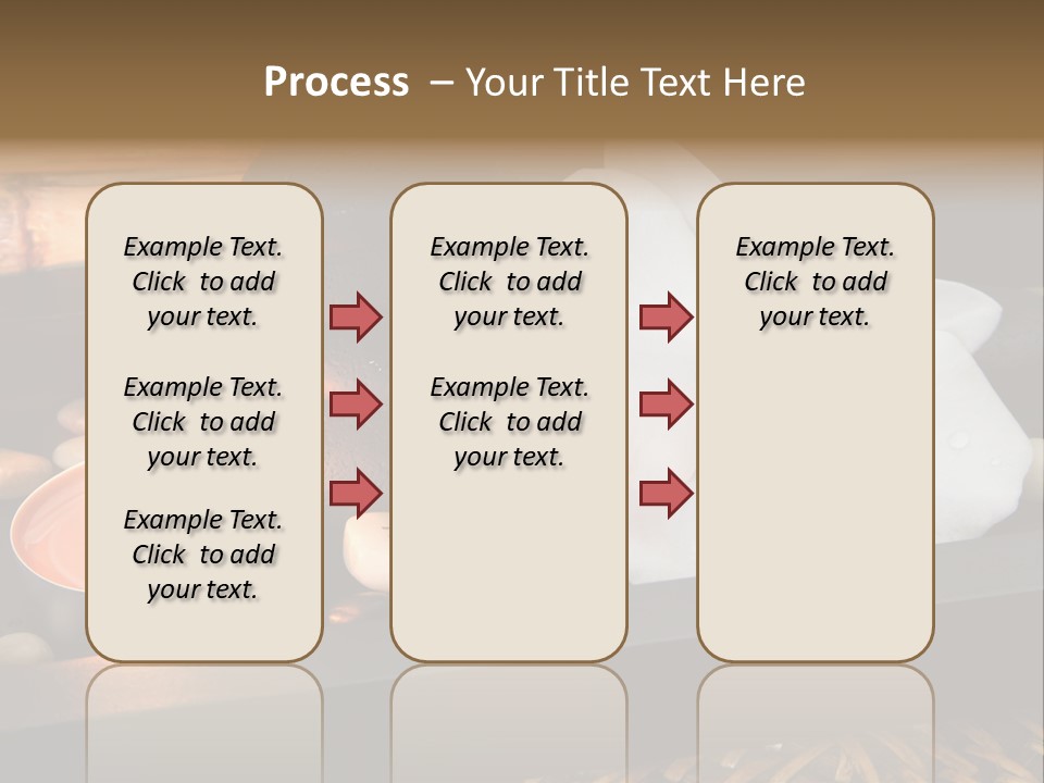 Ayurveda Schwarz Relaxen PowerPoint Template