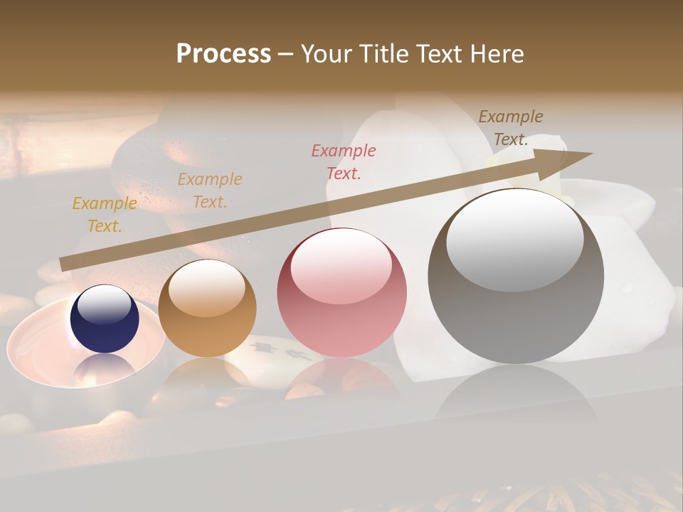 Ayurveda Schwarz Relaxen PowerPoint Template