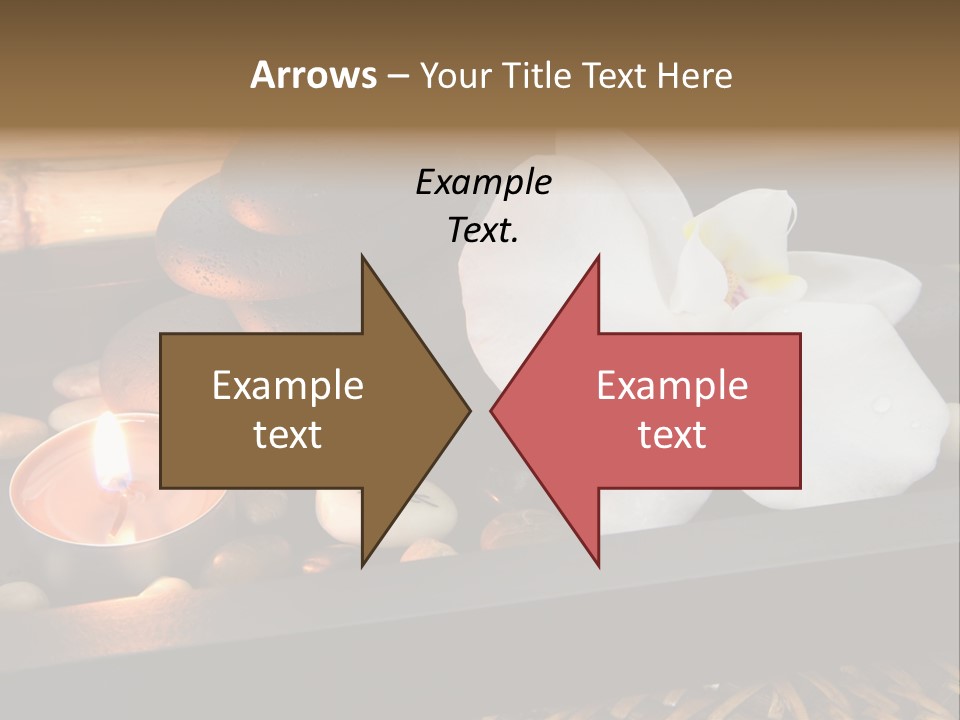 Ayurveda Schwarz Relaxen PowerPoint Template