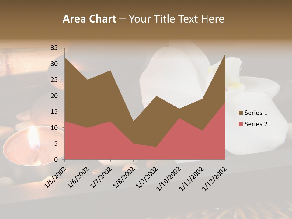 Ayurveda Schwarz Relaxen PowerPoint Template