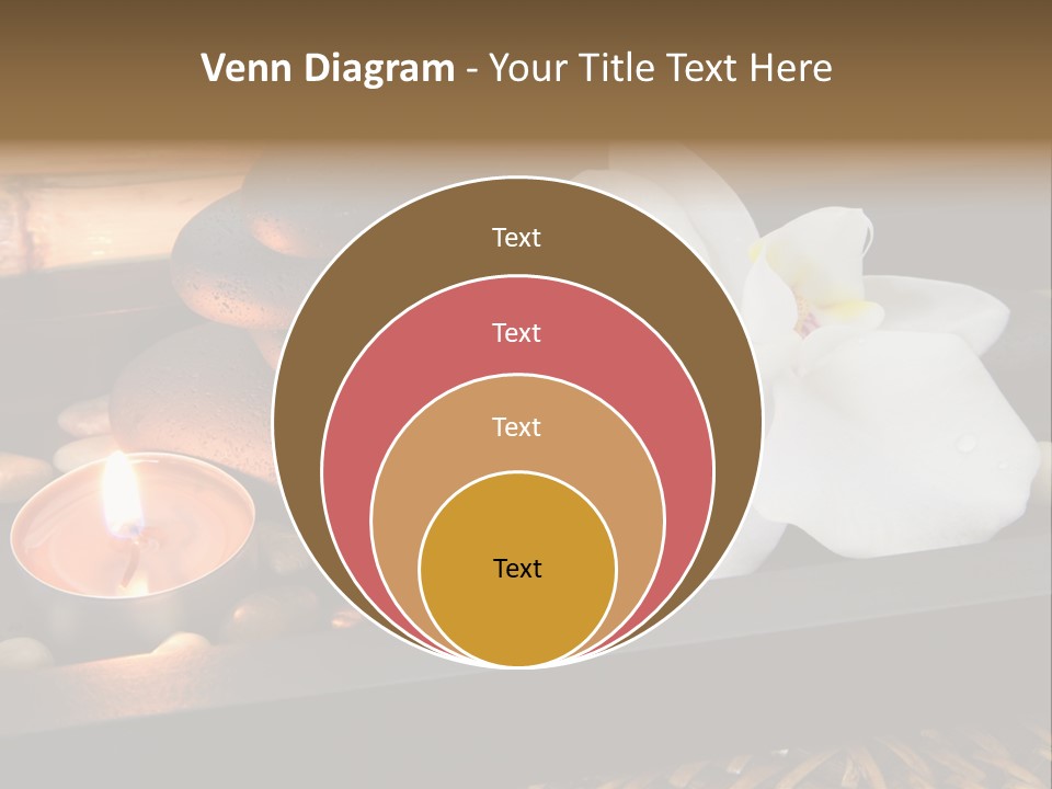 Ayurveda Schwarz Relaxen PowerPoint Template