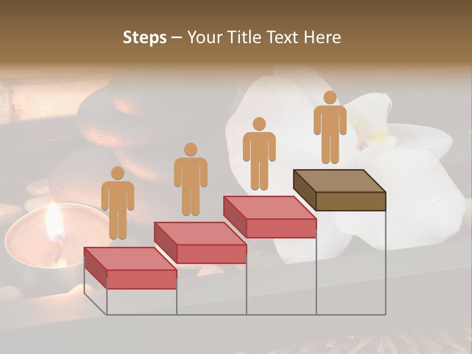 Ayurveda Schwarz Relaxen PowerPoint Template