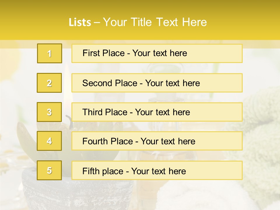 Baumeln Bade Baden PowerPoint Template