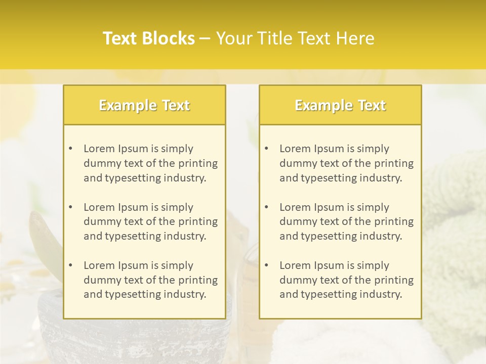 Baumeln Bade Baden PowerPoint Template