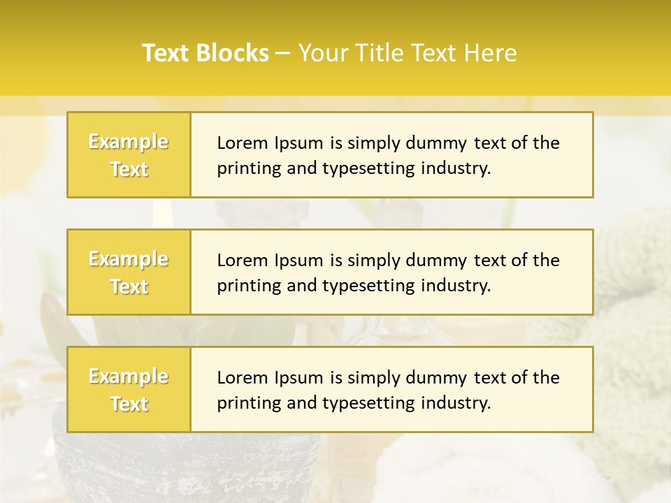 Baumeln Bade Baden PowerPoint Template