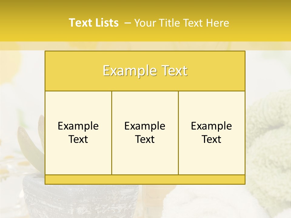 Baumeln Bade Baden PowerPoint Template