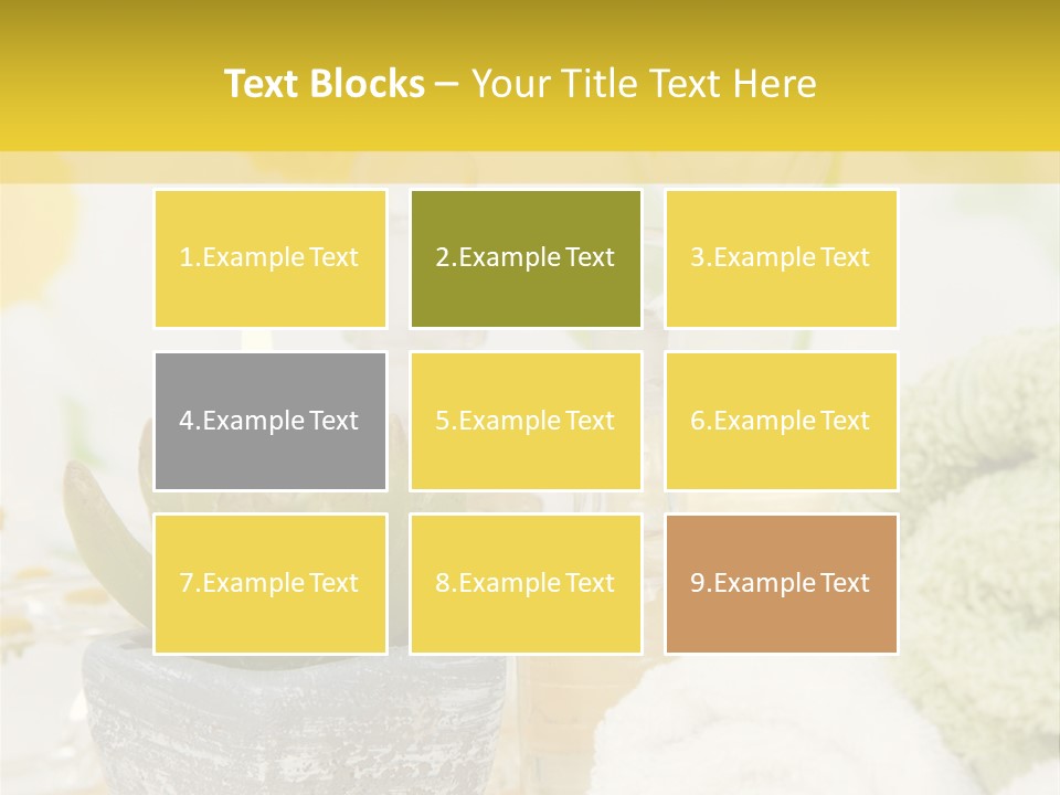 Baumeln Bade Baden PowerPoint Template