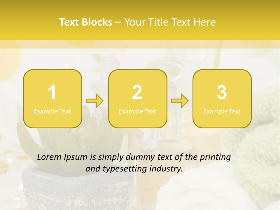 Baumeln Bade Baden PowerPoint Template