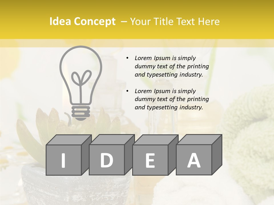 Baumeln Bade Baden PowerPoint Template