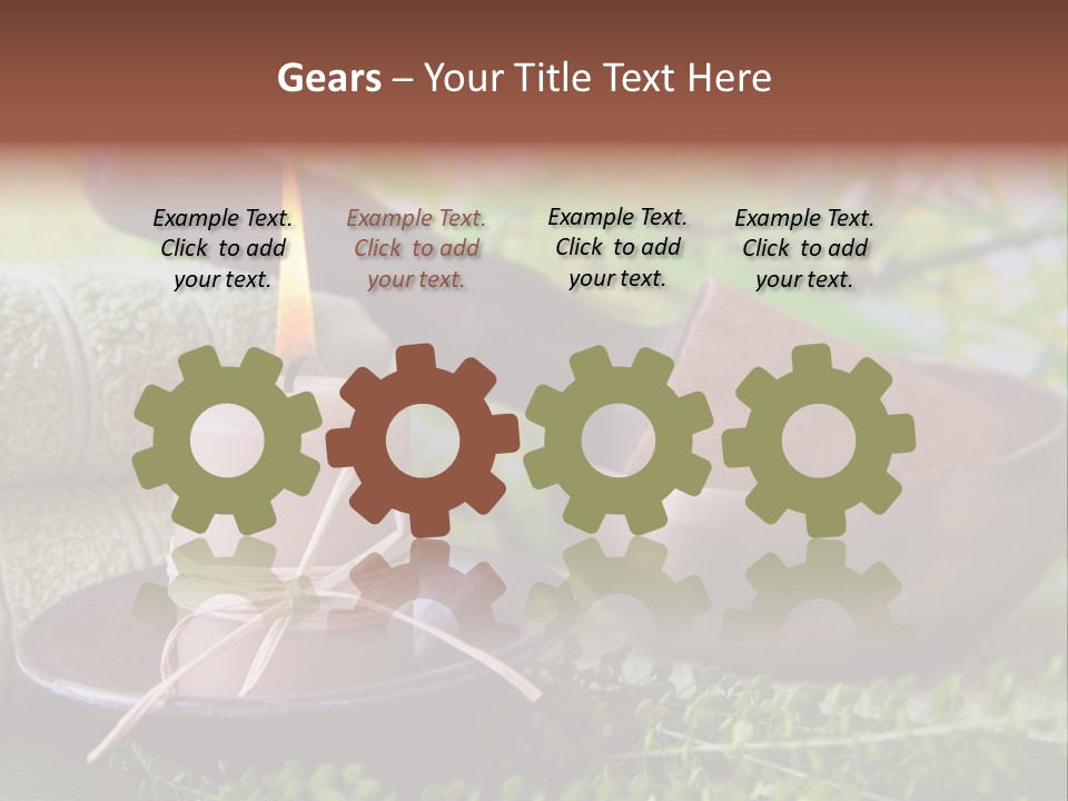 Klang Bronze Energie PowerPoint Template