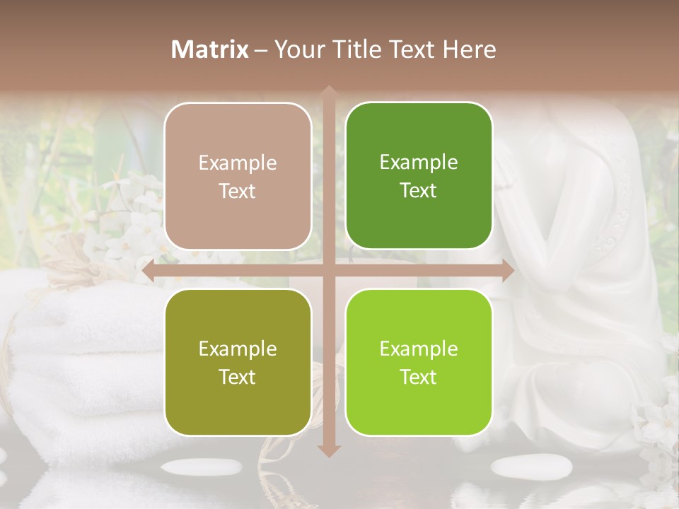 Buddhastatue Ayurveda Tropisch PowerPoint Template