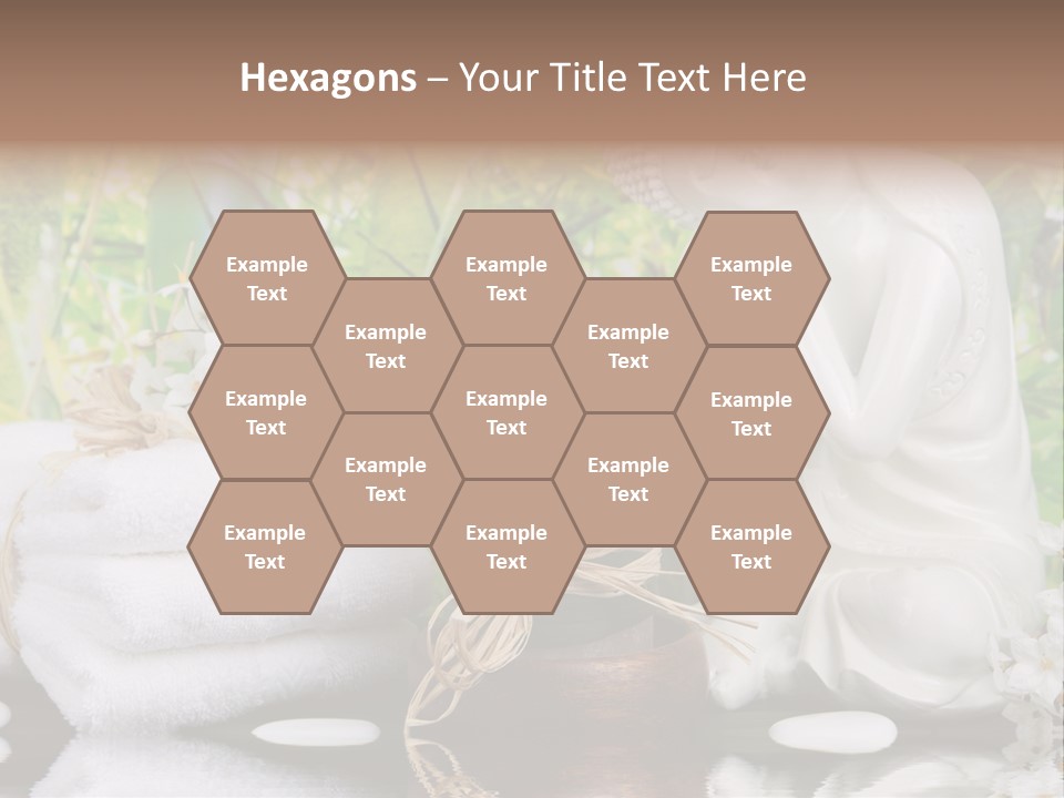 Buddhastatue Ayurveda Tropisch PowerPoint Template