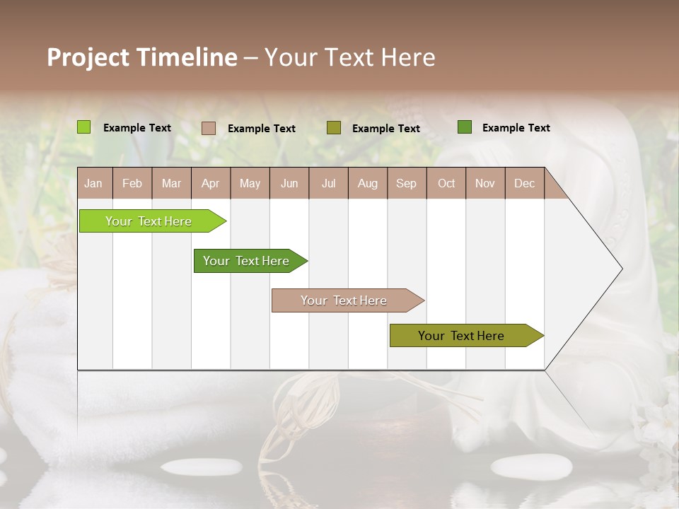 Buddhastatue Ayurveda Tropisch PowerPoint Template