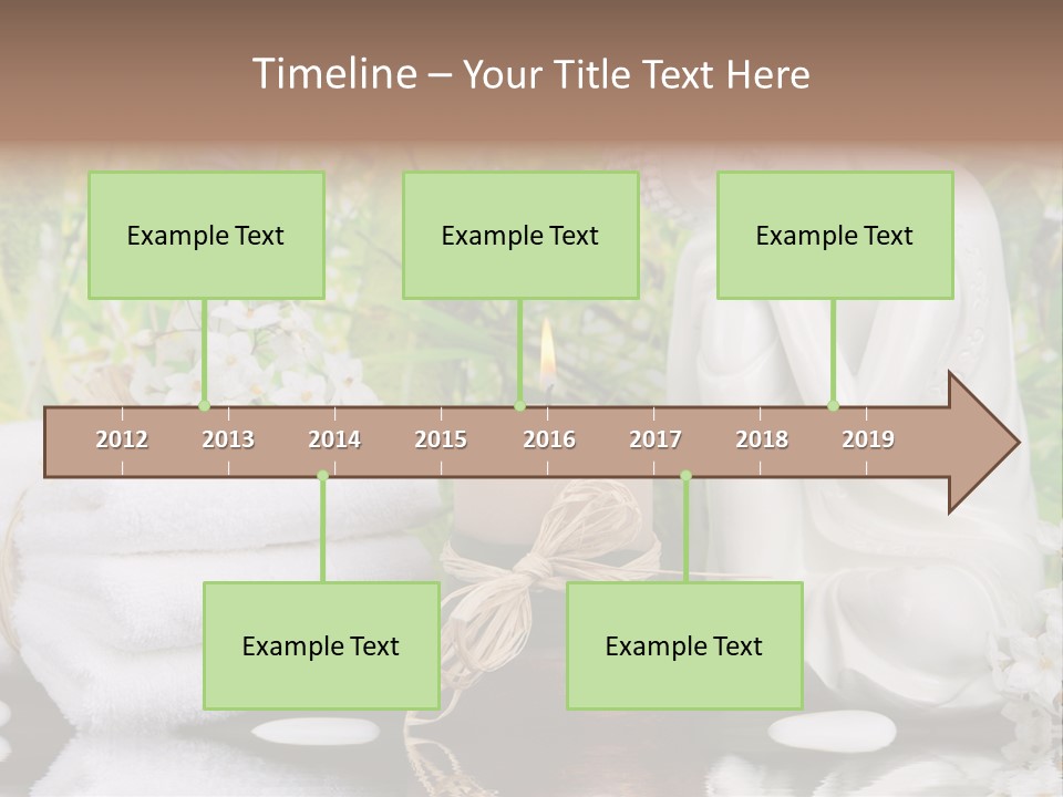 Buddhastatue Ayurveda Tropisch PowerPoint Template