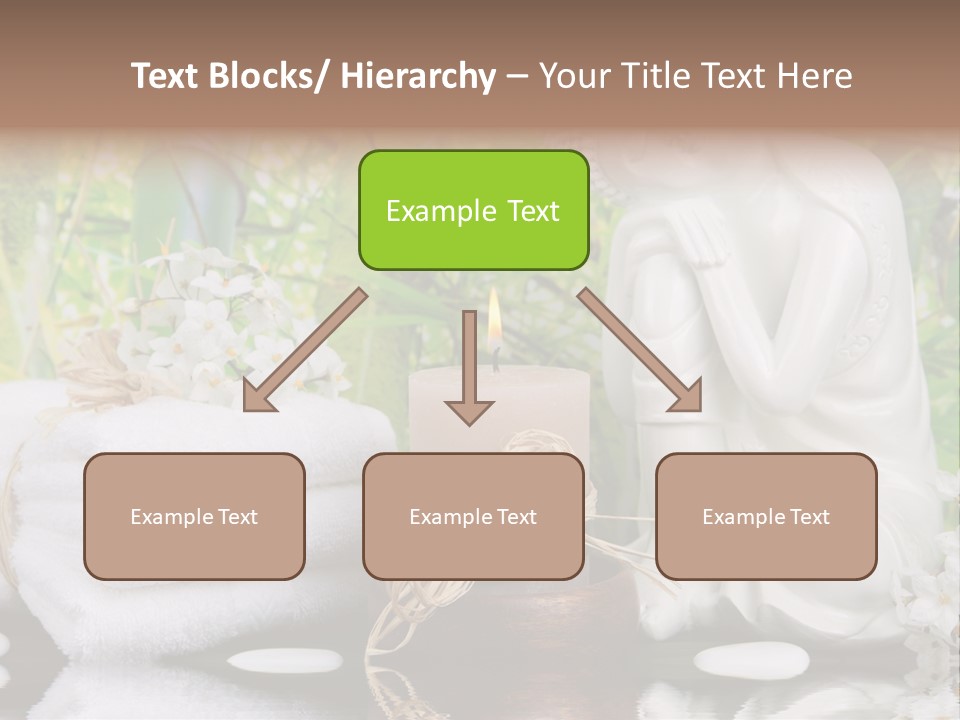 Buddhastatue Ayurveda Tropisch PowerPoint Template