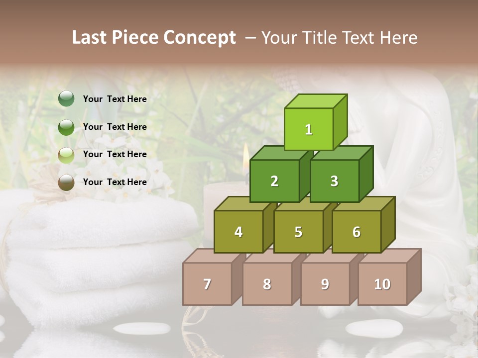 Buddhastatue Ayurveda Tropisch PowerPoint Template