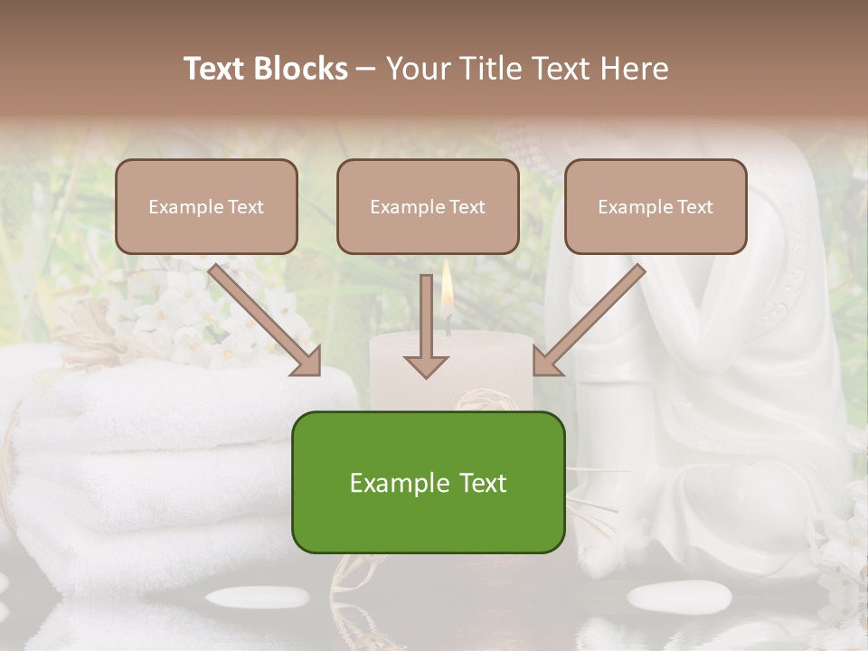 Buddhastatue Ayurveda Tropisch PowerPoint Template