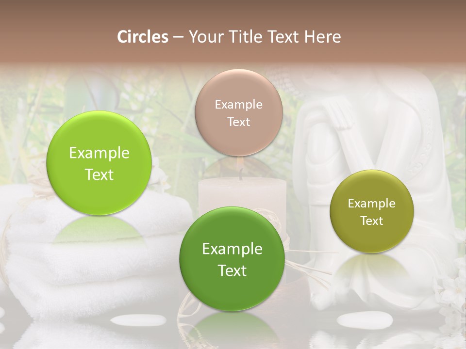 Buddhastatue Ayurveda Tropisch PowerPoint Template