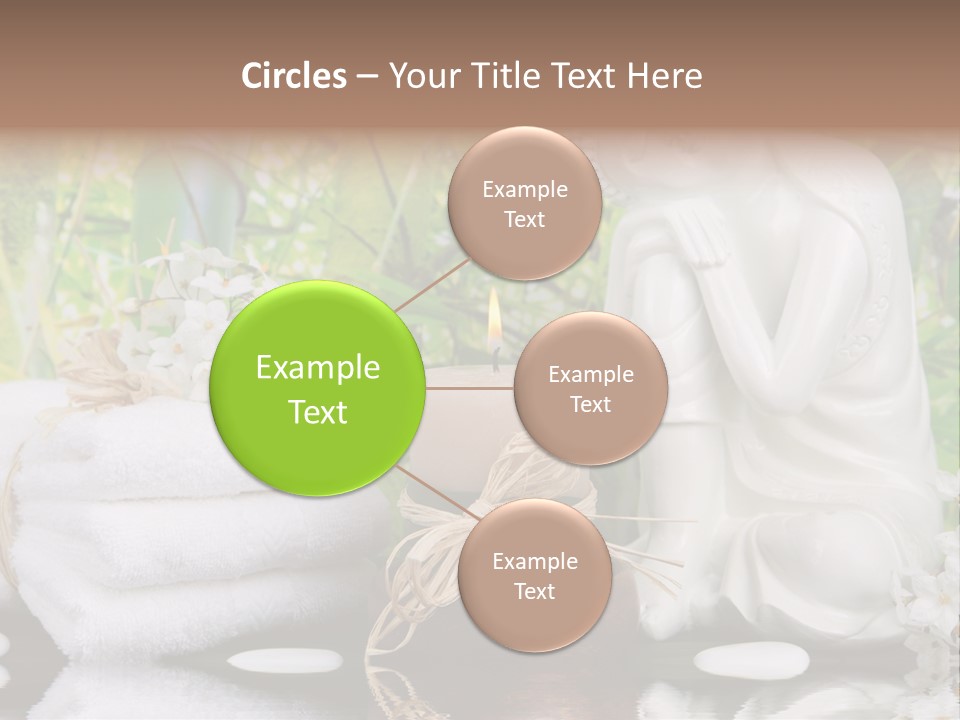 Buddhastatue Ayurveda Tropisch PowerPoint Template