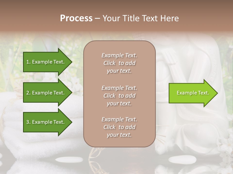 Buddhastatue Ayurveda Tropisch PowerPoint Template