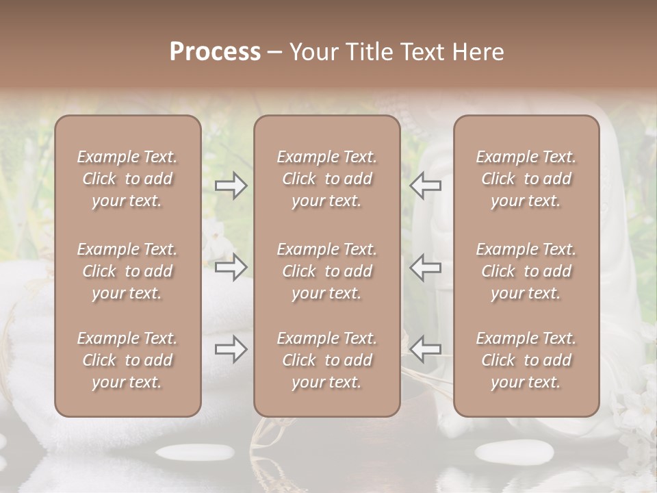 Buddhastatue Ayurveda Tropisch PowerPoint Template