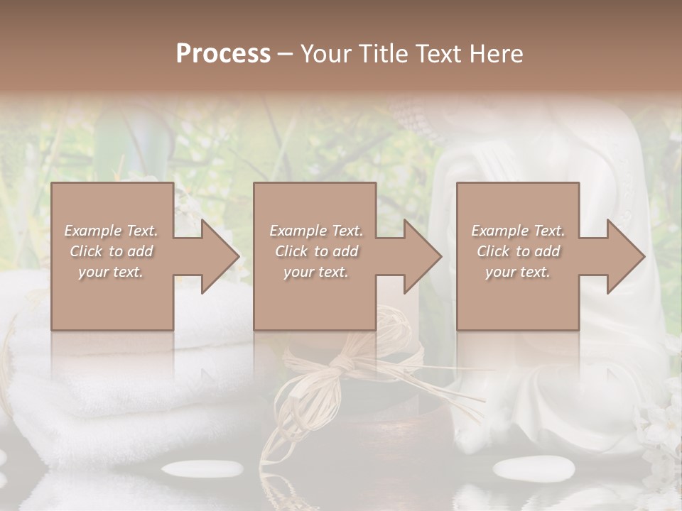 Buddhastatue Ayurveda Tropisch PowerPoint Template
