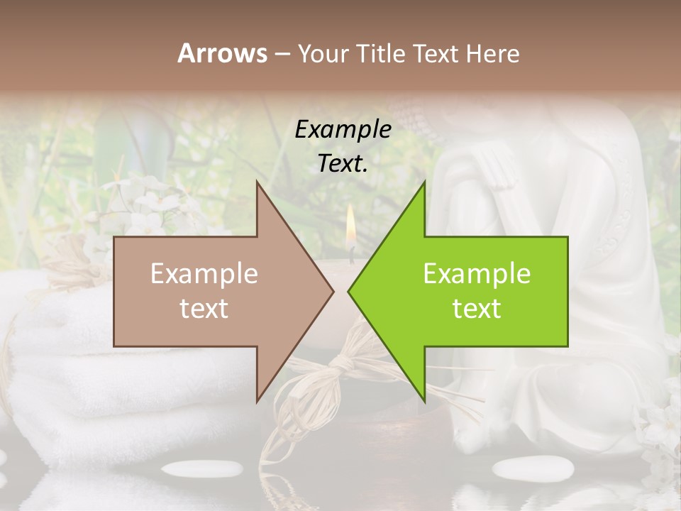 Buddhastatue Ayurveda Tropisch PowerPoint Template